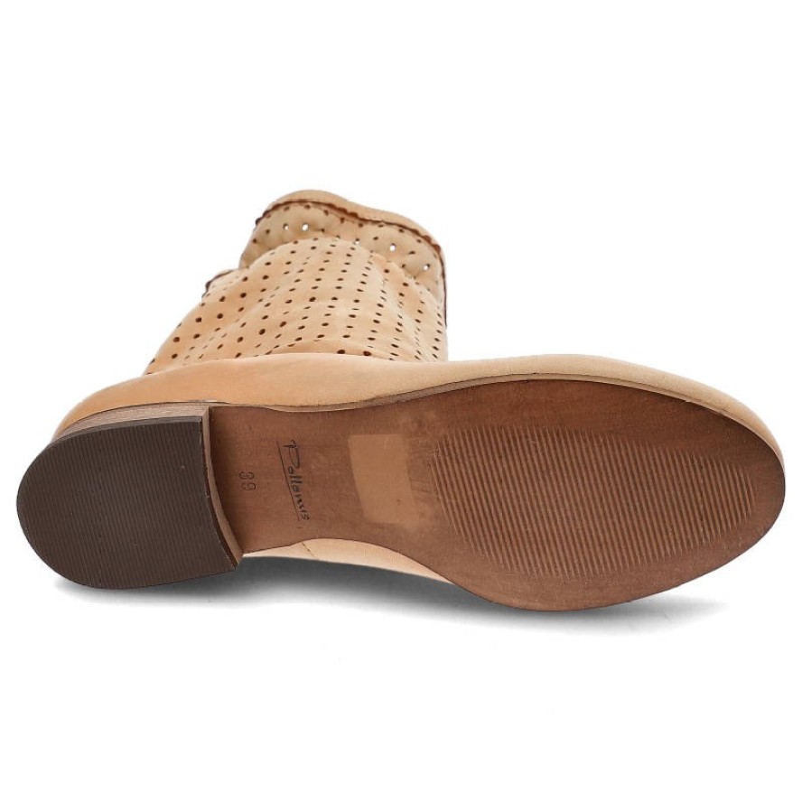 Brązowe Botki Pollonus Wygodne Buty Damskie