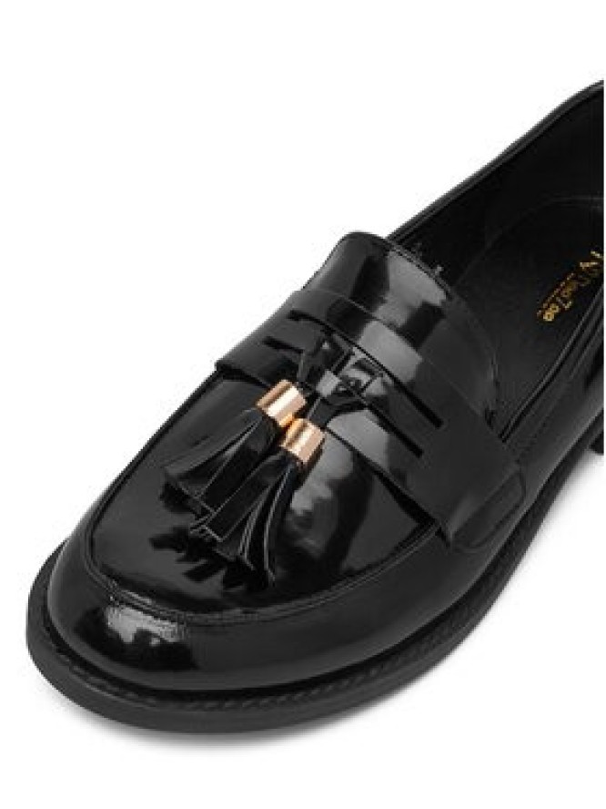 DeeZee Loafersy 13093-2 Czarny