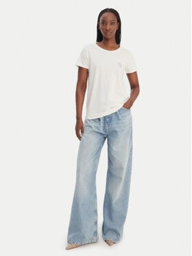 Liu Jo Sport T-Shirt TA6056 JS923 Écru Regular Fit