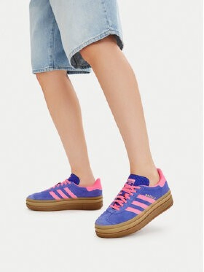 adidas Sneakersy Gazelle Bold W IH4193 Niebieski