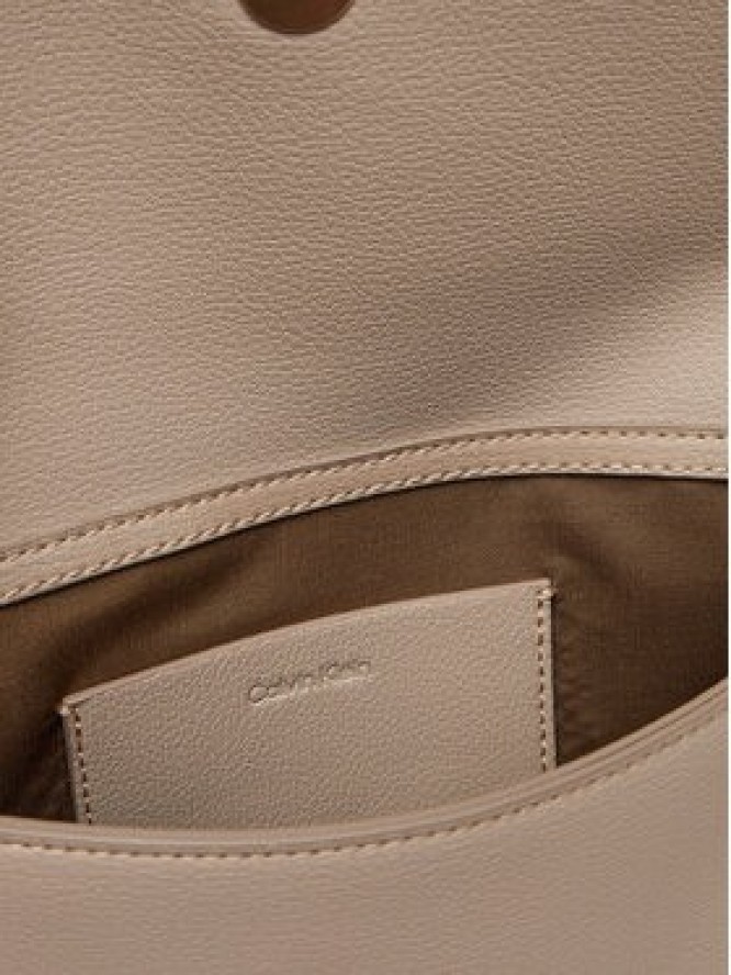 Calvin Klein Torebka Minimal Monogram Shoulder Pouch LV04K3161G Écru