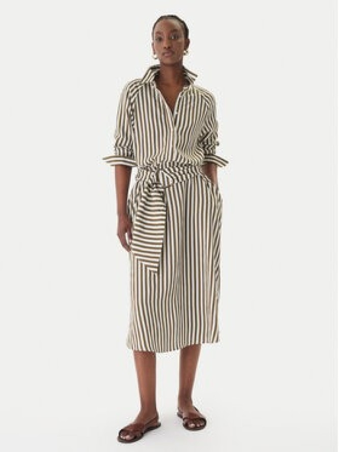 LOLA CASADEMUNT Sukienka koszulowa MS2616038 Zielony Regular Fit