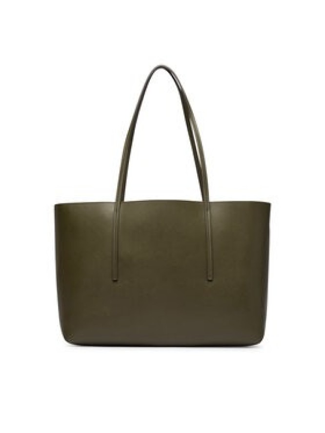 Calvin Klein Torebka Foil Logo Tote W/Pouch LV04F3274G Zielony ciemny