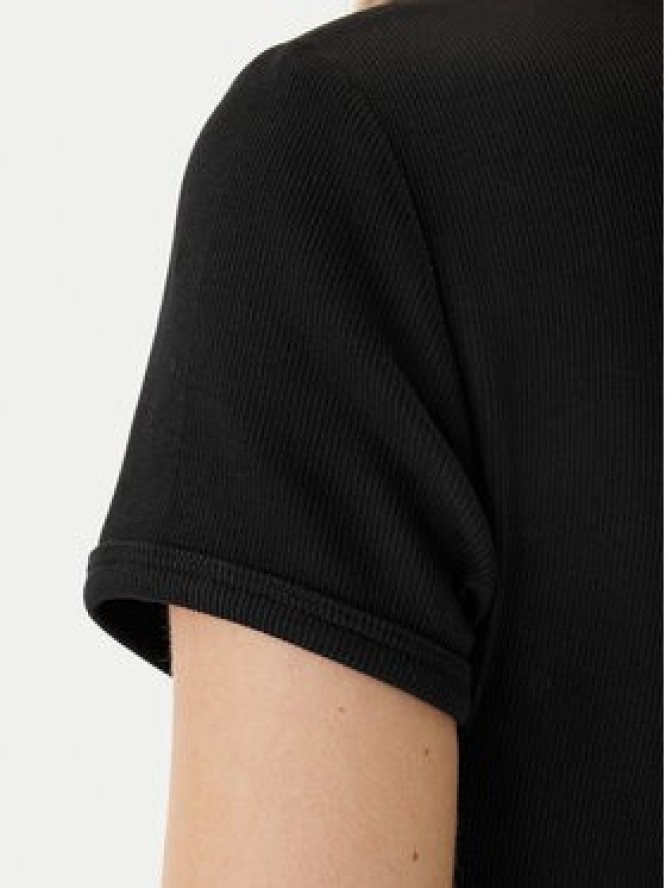 Calvin Klein Jeans Sukienka codzienna Monologo Baby LV047F241G Czarny Slim Fit