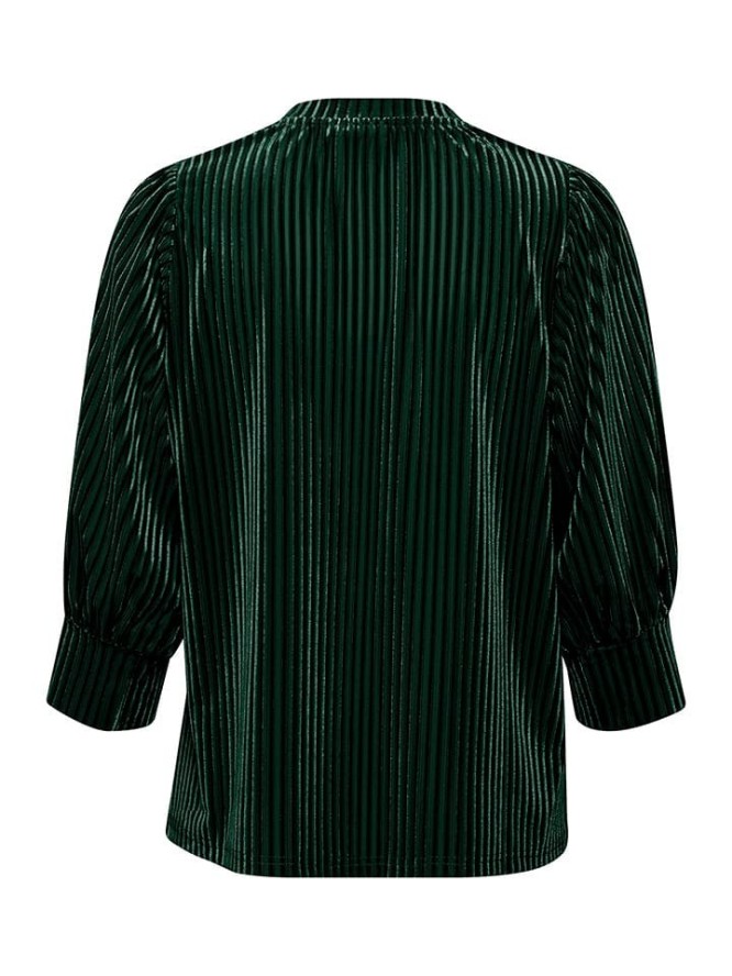 Kaffe Bluzka w kolorze ciemnozielonym rozmiar: S