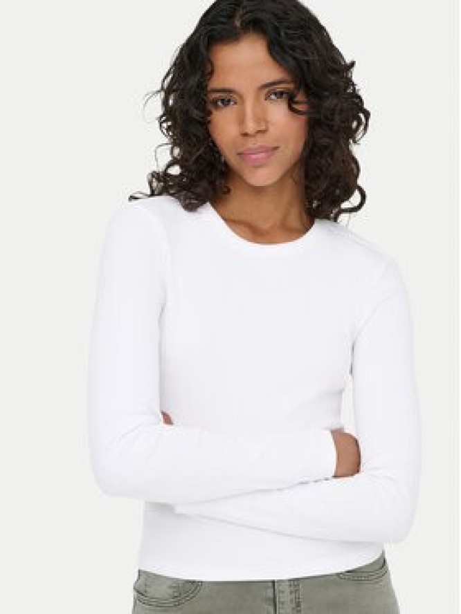 ONLY Bluzka Val 15371305 Biały Regular Fit