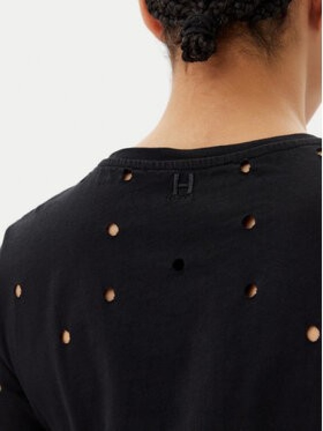 Silvian Heach T-Shirt GPP25070TS Czarny Regular Fit