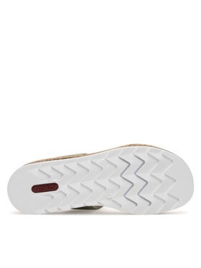 Rieker Klapki V79M6-52 Zielony