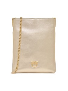 PINKO Torebka Flat Satchel AI 25-26 PCPL 105352 A2O9 Złoty