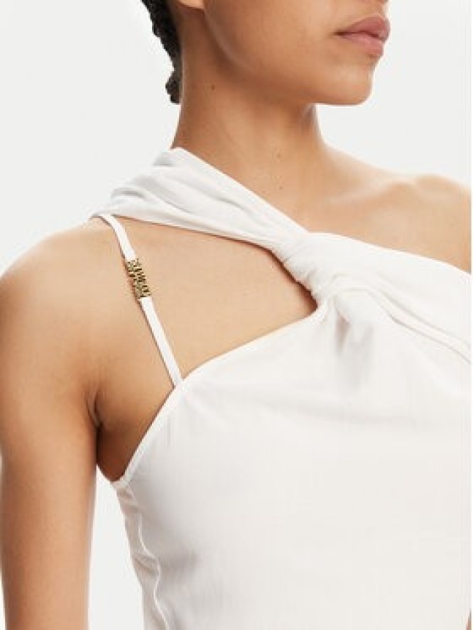 Versace Jeans Couture Sukienka koktajlowa 78HAO903 Biały Slim Fit