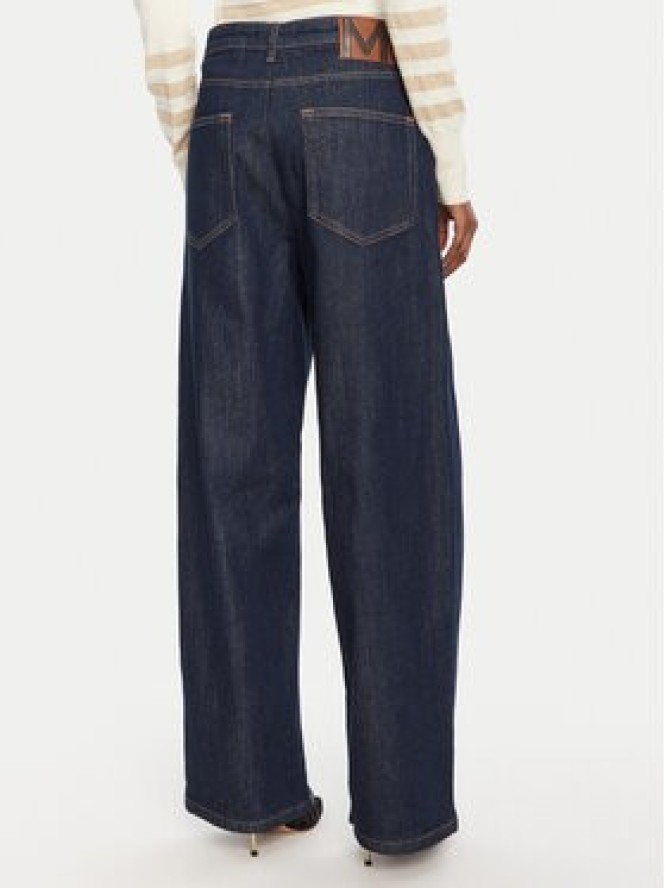 Lola Casademunt by Maite Jeansy MF2514007 Granatowy Wide Leg