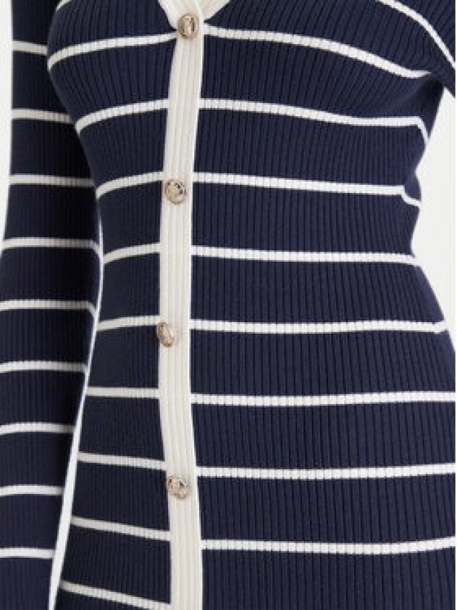 Guess Sukienka dzianinowa W5YK98 Z2YK2 Granatowy Slim Fit