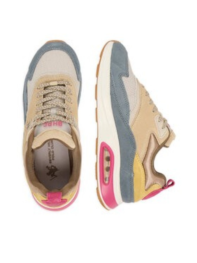 Beverly Hills Polo Club Sneakersy EO-L240061 Beżowy