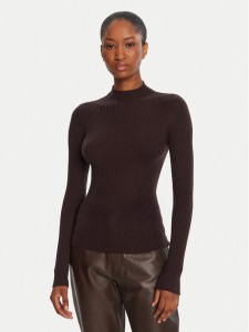 TWINSET Sweter 252TT3111 Brązowy Slim Fit