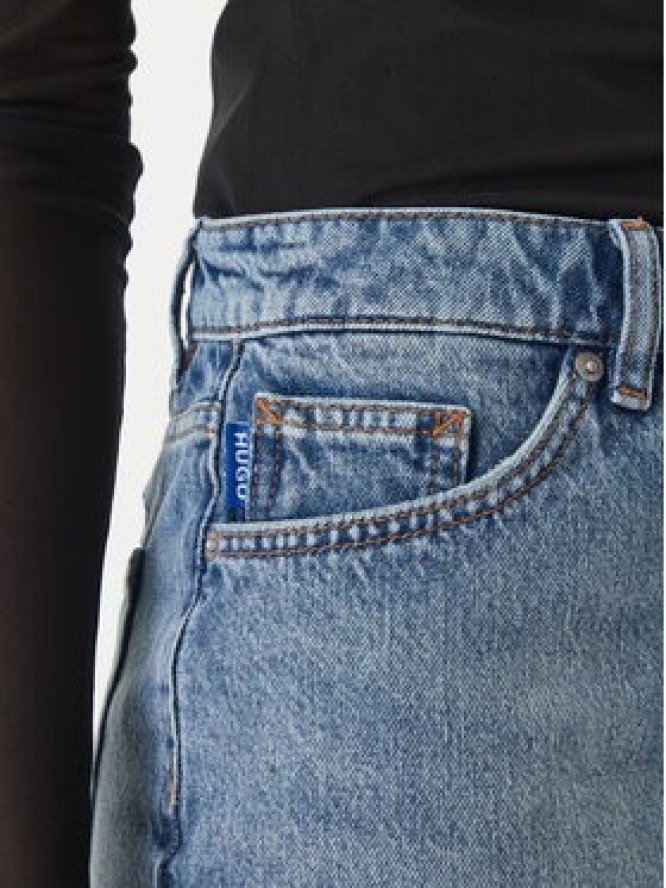 HUGO Spódnica jeansowa Galanie 50561137 Niebieski Regular Fit