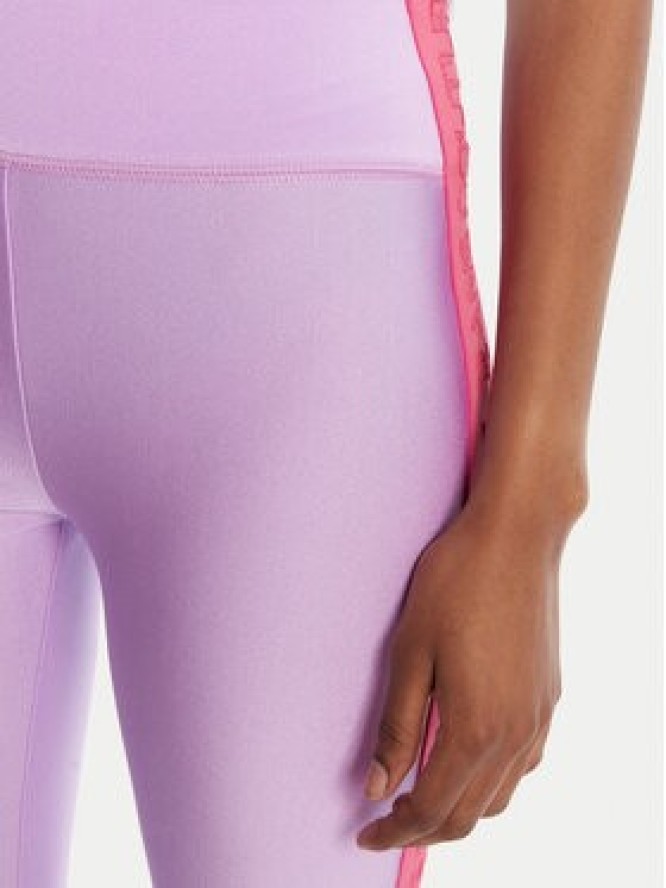 Versace Jeans Couture Legginsy 79HAC114 N0008 Fioletowy Slim Fit