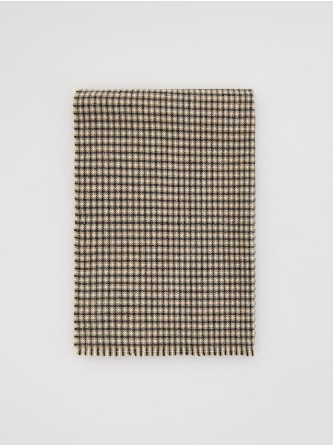 Szalik w kratę - wielobarwny