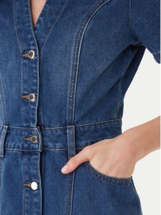 Morgan Sukienka jeansowa 241-ROGLA Niebieski Regular Fit