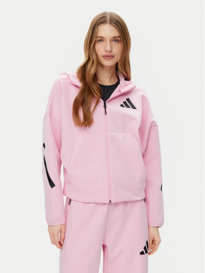 adidas Bluza Z.N.E. JC5393 Różowy Loose Fit