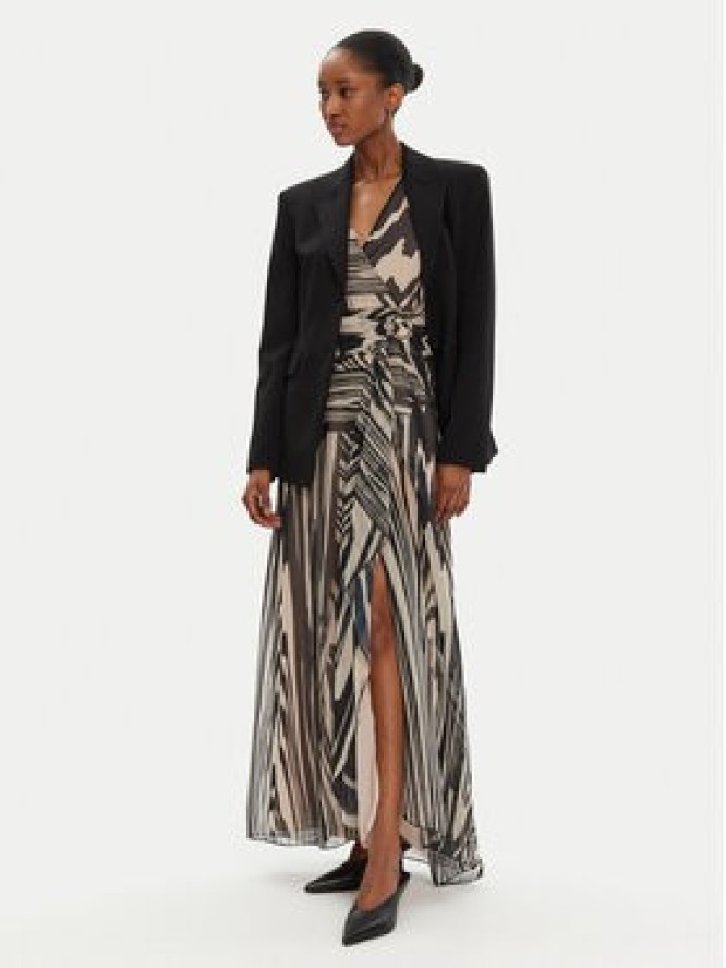 Rinascimento Sukienka wieczorowa CFC0019849002 Beżowy Regular Fit