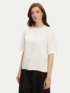 Tommy Hilfiger T-Shirt WW0WW45900 Écru Relaxed Fit