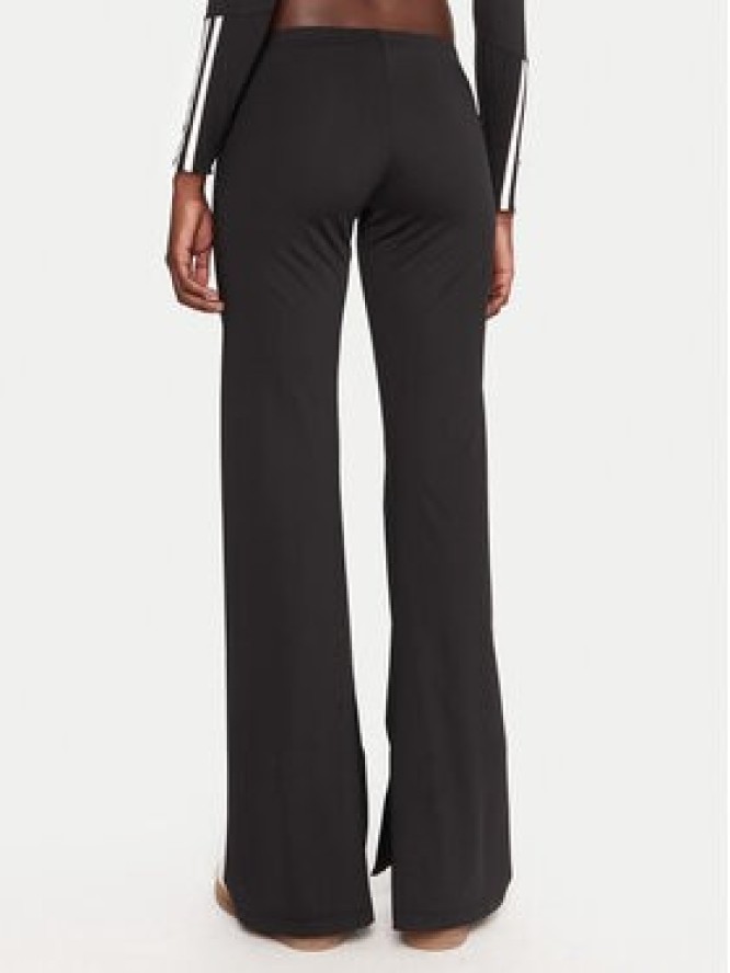 adidas Legginsy Ribbon Off Placed 3-Stripes JX2697 Czarny Flared Fit