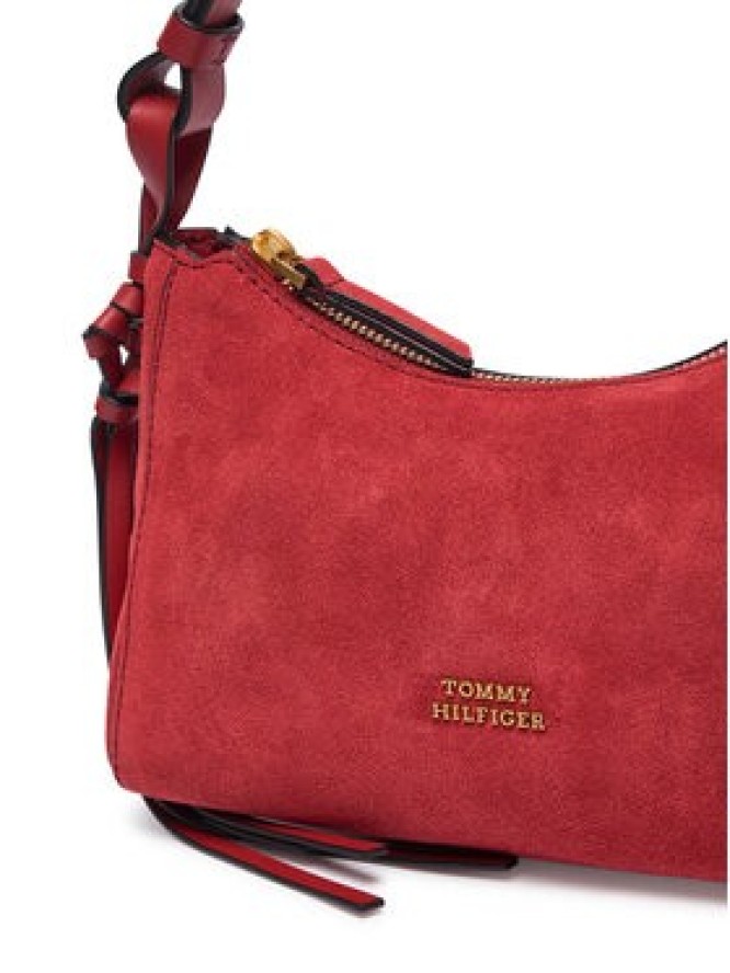Tommy Hilfiger Torebka Th Statement Mini Should Bag Sue AW0AW18823 Czerwony