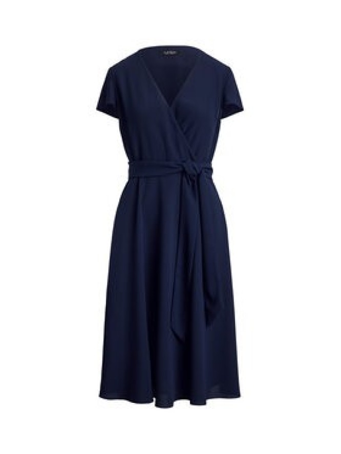 LAUREN RALPH LAUREN Sukienka koktajlowa 200P13812002 Granatowy Regular Fit