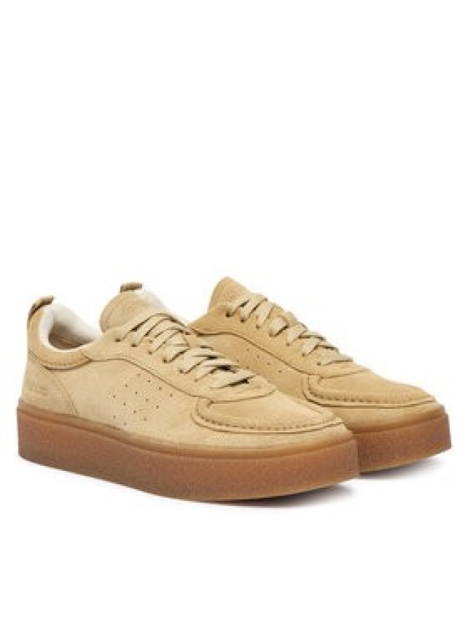 Clarks Sneakersy Boxbee Lace. 26328115 Beżowy