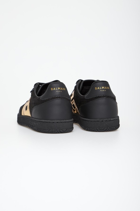 Sneakersy damskie skórzane BALMAIN