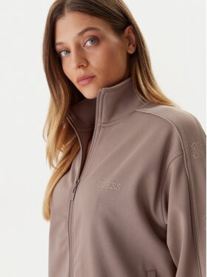 Guess Bluza V5BQ15 KCX22 Beżowy Regular Fit