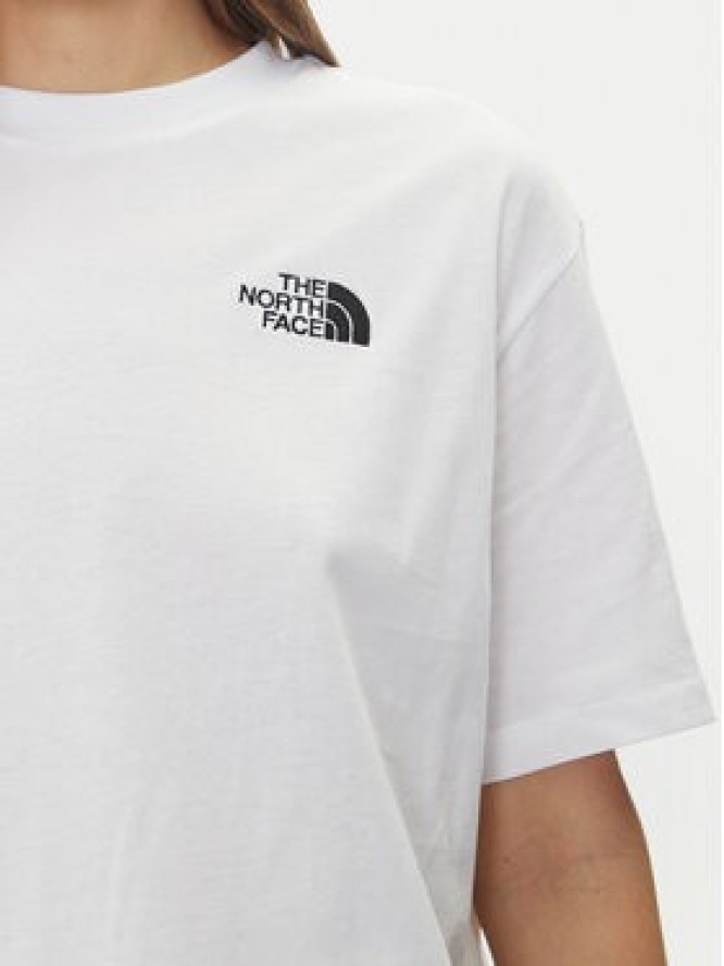 The North Face T-Shirt NF0A87NQFN41 Biały Oversize