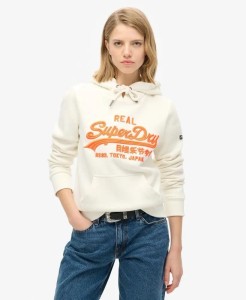 superdry Bluza z kapturem Neon Vl Emb Graphic z bawełny ekologicznej – WINTER