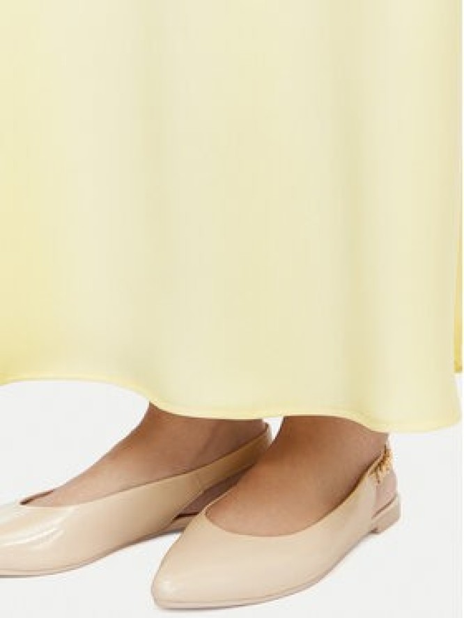 Vero Moda Spódnica maxi Livia 10350079 Żółty jasny Regular Fit