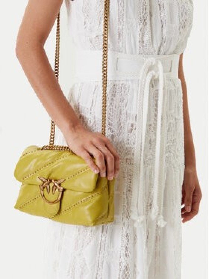 PINKO Torebka Love Puff Mini Cl PE 25 PLTT 100039 A26T Zielony