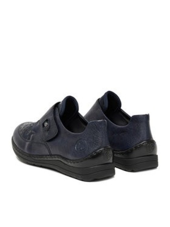 Rieker Półbuty 48951-14 Granatowy