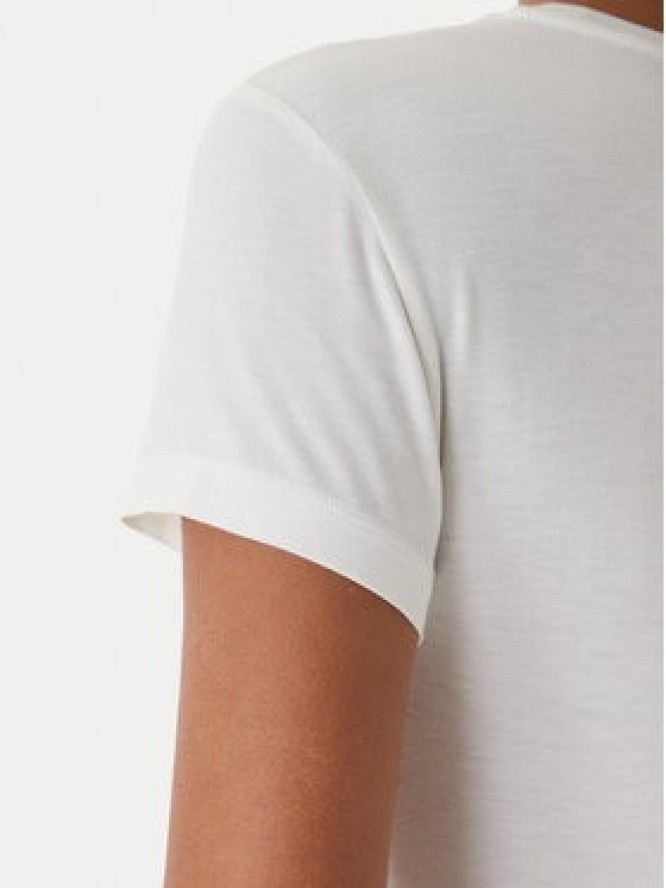 Emporio Armani T-Shirt EW000408 AF19024 U1131 Biały Regular Fit