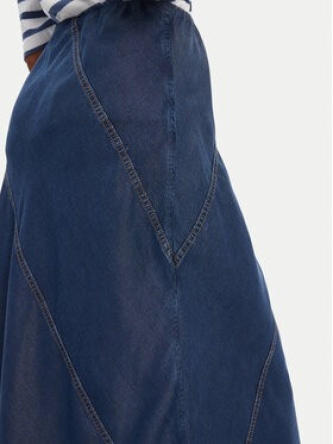 Munthe Spódnica maxi Parson 252122225207 Niebieski Regular Fit