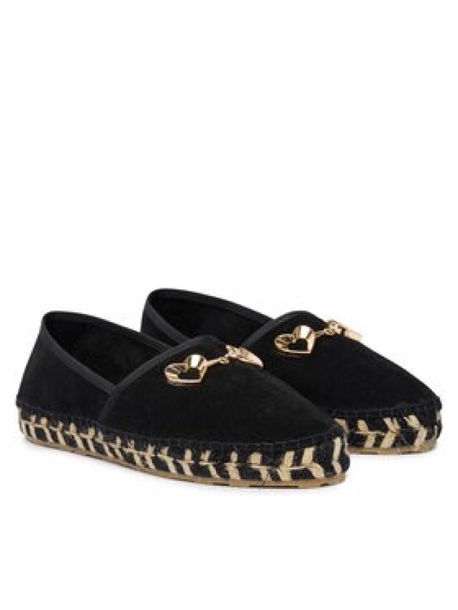 LOVE MOSCHINO Espadryle JA10552G0OIG5000 Czarny