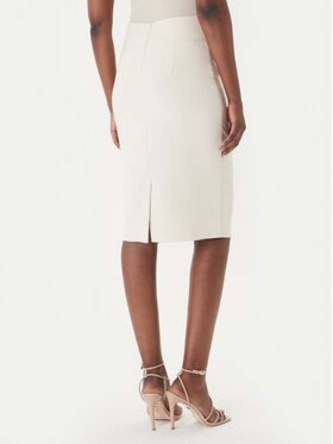 Rinascimento Spódnica ołówkowa CFC0128651003 Beżowy Slim Fit