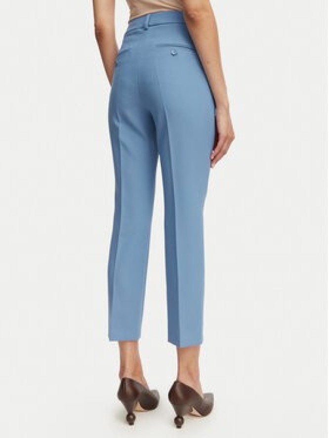 Weekend Max Mara Spodnie materiałowe Rana 2615131021 Błękitny Slim Fit