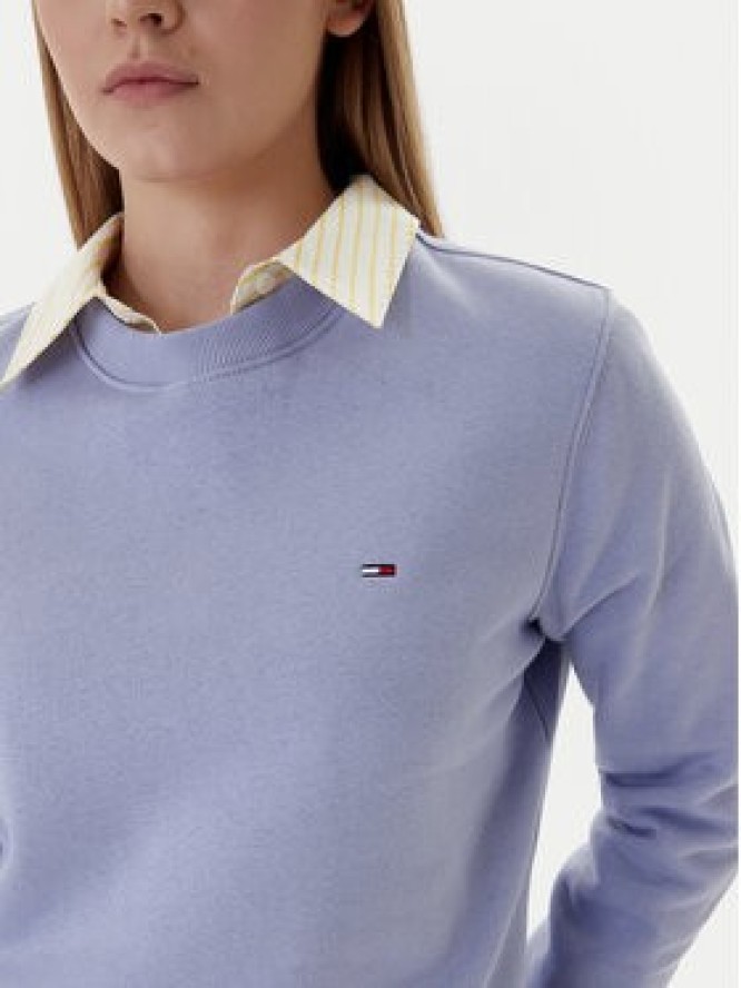 Tommy Jeans Bluza Flag DW0DW19959 Niebieski Regular Fit