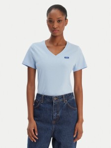 HUGO T-Shirt Classic 50513667 Niebieski Slim Fit