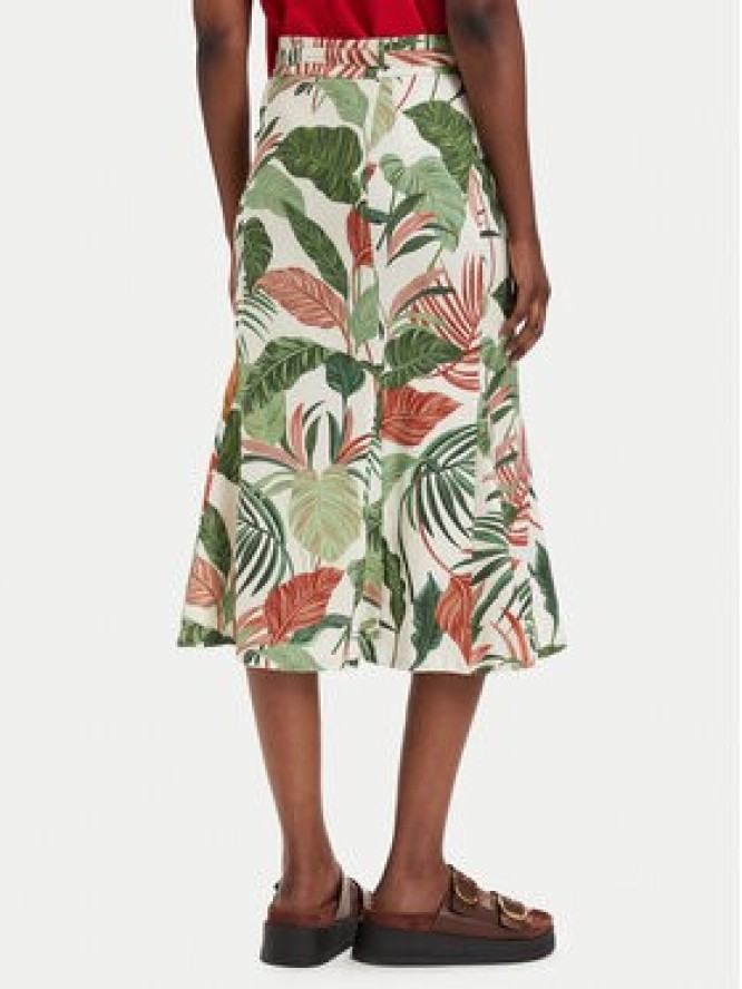 Guess Spódnica midi W6GD69 W2092 Zielony Regular Fit