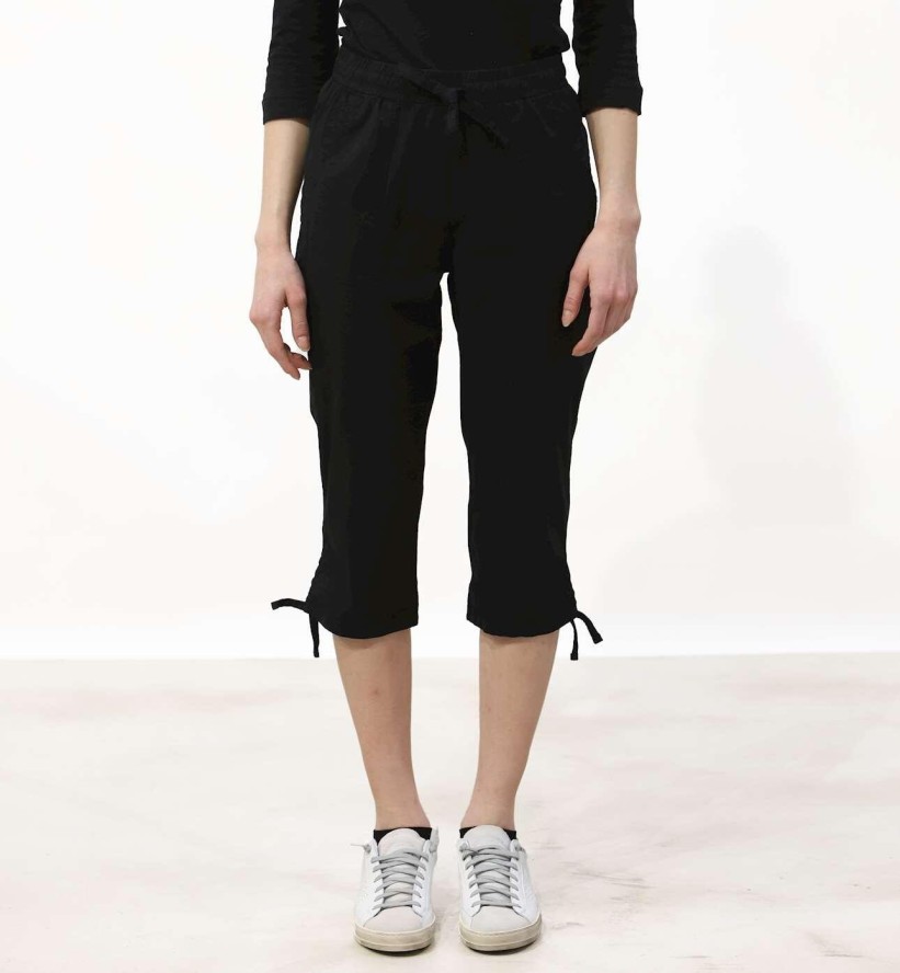 Spodnie Deha 7/8 With Drawstring Nero Damskie