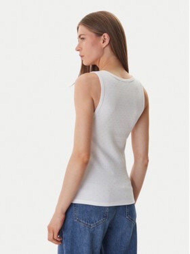 DKNY Top DJ6T1730 Biały Slim Fit