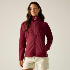 Damska kurtka softshell Nomadic Panelled Water-Repeat z kapturem
