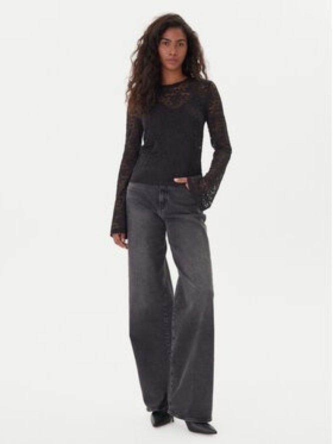 Vero Moda Bluzka Kanya 10336176 Czarny Regular Fit