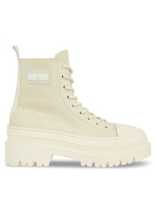 Tommy Hilfiger Trzewiki Tjw Foxing Canvas Boot EN0EN02216 Beżowy