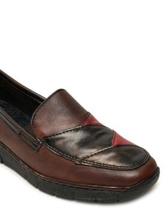 Rieker Mokasyny 53785-25 Brązowy